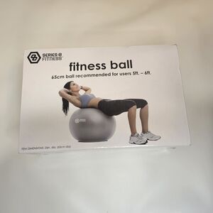 Gray Fitness Ball